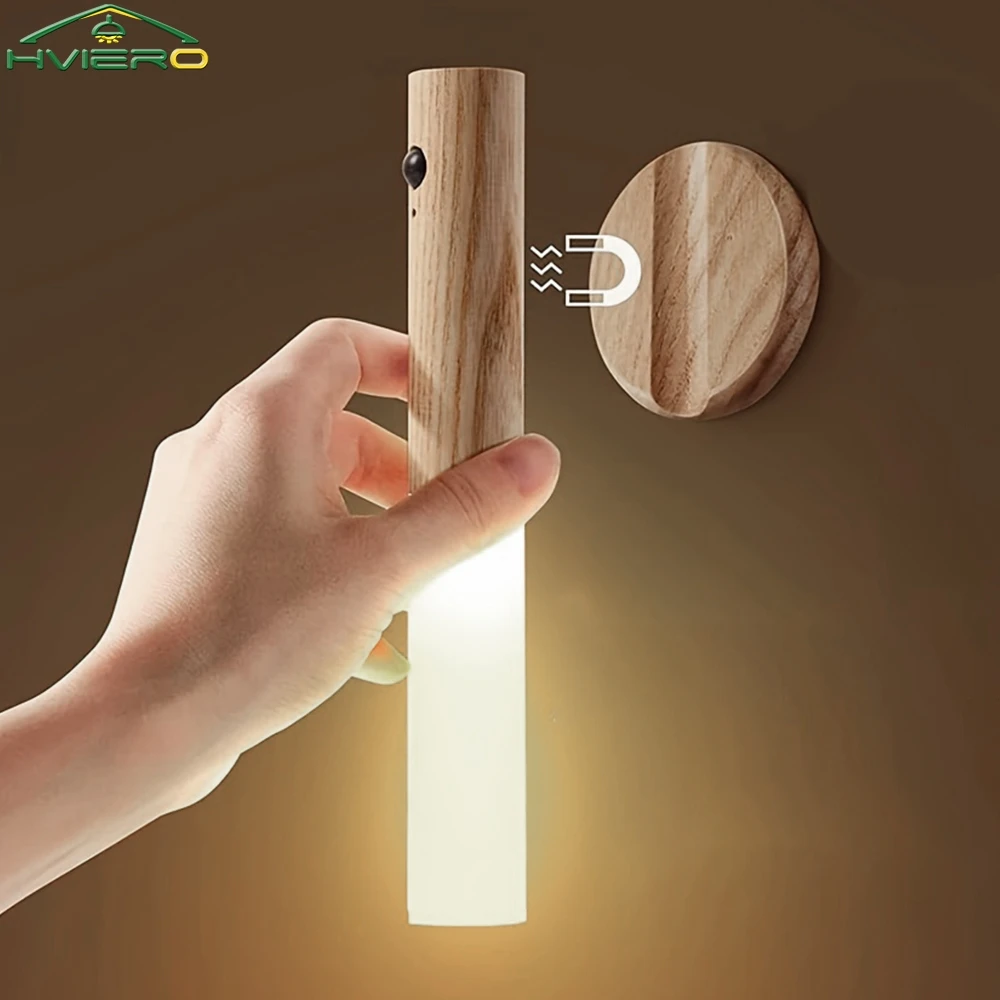 

Led Rechargeable Night Light Usb Smart Lamp Home Decoration Bedroom Bathroom Passage Wardrobe Multi Scenario Lighting Solution