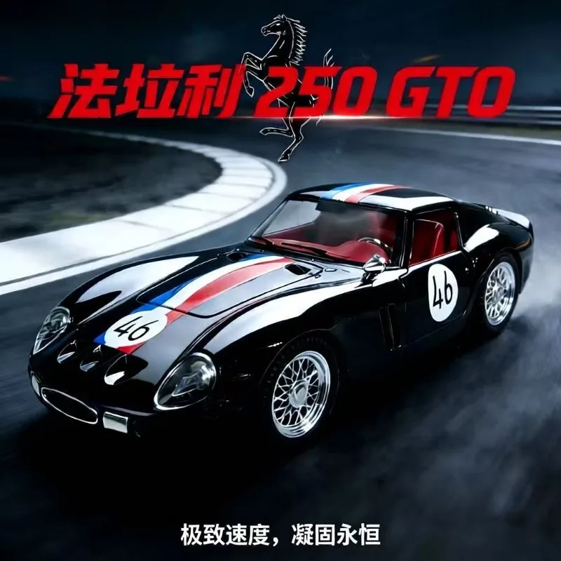 1:24 Ferrari 250 GTO Diecast Alloy Classic Car Model for Collectors Hobby Display Desktop Decoration Ornament Kids Toy Gift view 5