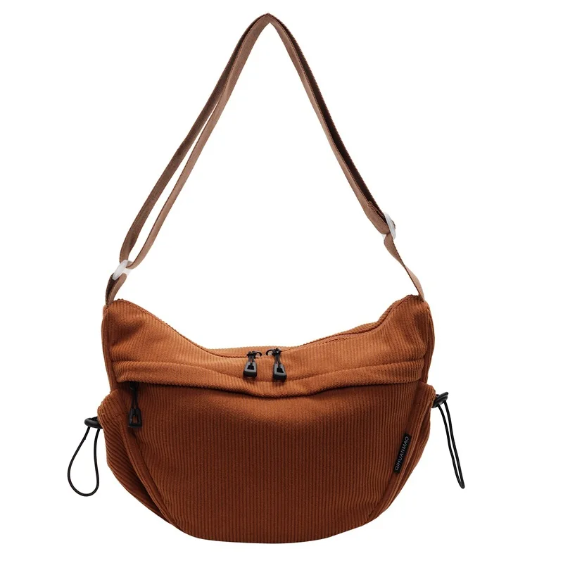 سروال قصير حقيبة كروسبودي للنساء حقيبة كتف الزلابية حقيبة خفيفة الوزن بسيطة مخططة حقائب السفر محفظة وحقائب اليد SUмка Sac