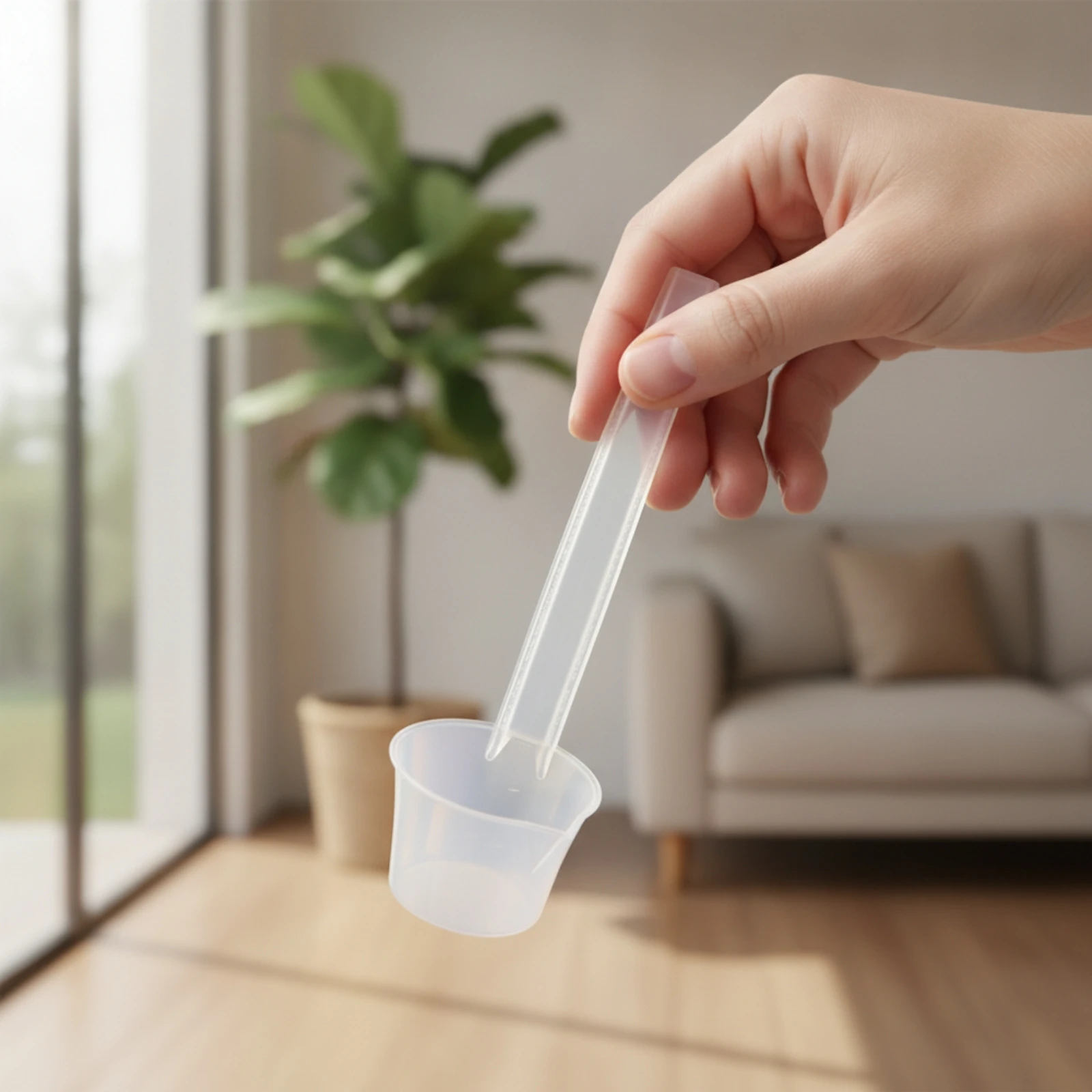 Measuring Scoop with Spout Translucent Plastic Measuring Scoop Vaso Medidor De Plástico Easy-to-Clean for Home Cooks