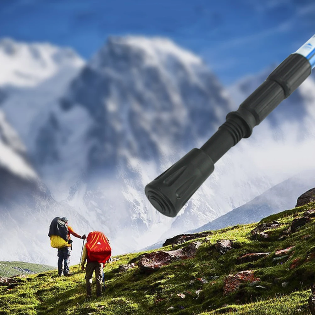 

4 pcs Replacement Rubber Tips For Trekking Poles Thickened Shockproof Non Slip Walking Stick Accessories Camping Hiking