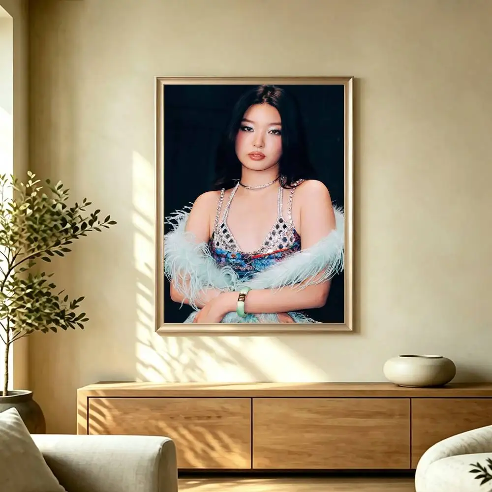 Girl Group Y-Yoonchae Poster Waterproof Wall Art Sticker For Bar Living Room Vintage Decor High Quality Print Gift