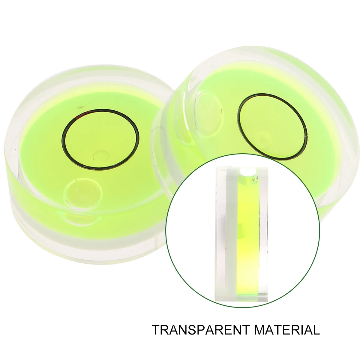 

10pcs Circular Level Precision Horizontal Replacement Acrylic Horizontal Bubble Level High Accuracy Measuring Tools