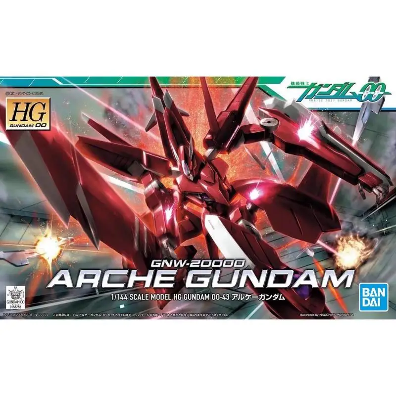 [In stock] Bandai 1/144 HG 00-43 Arche GNW-20000 Arche Gundam Assembly Model Toy Action Figure Garage Kits Festival Gifts