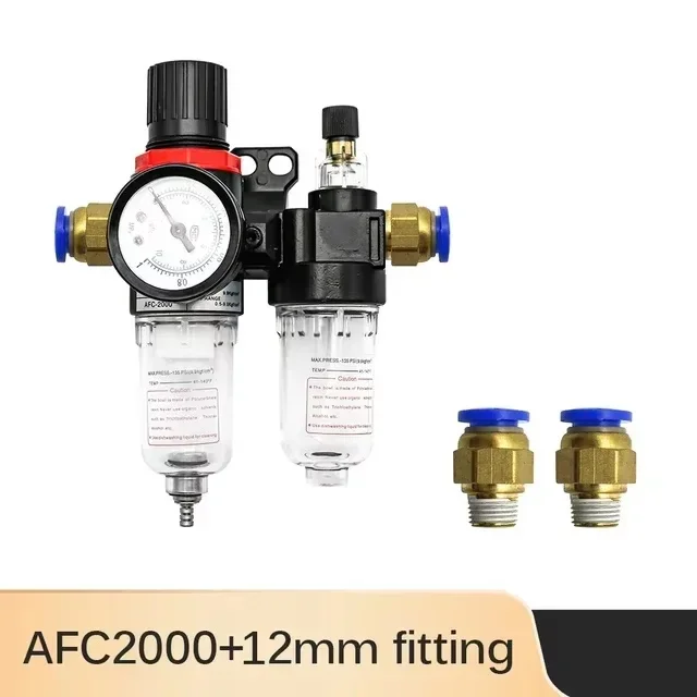 

AFC2000 filter for Compressor Oil Water Separator Regulator Trap Filter Airbrush Air Pressure Reducing Valve