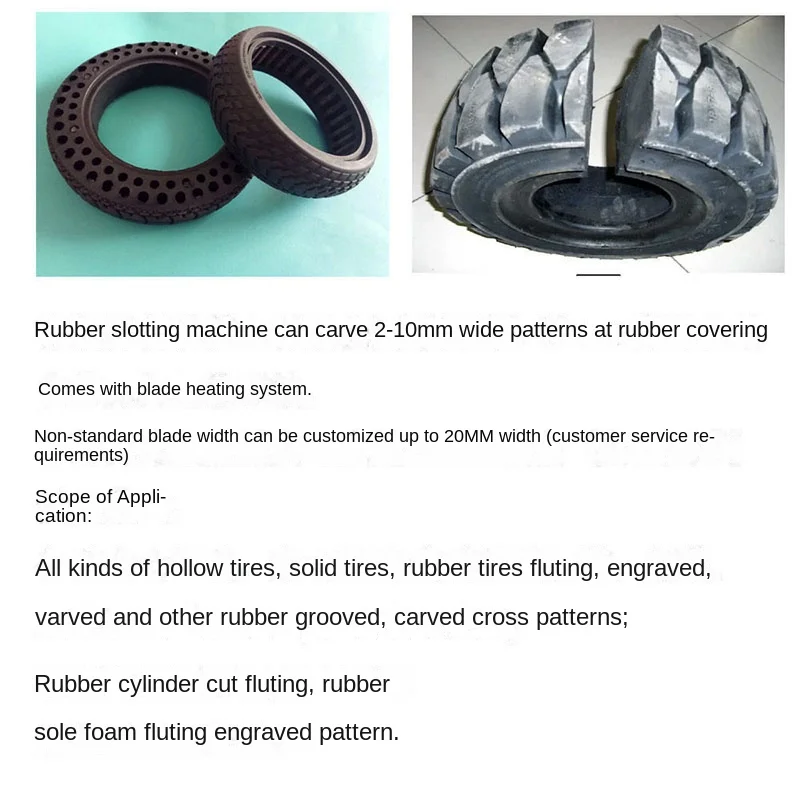 450W Pulse Type Tire Slotting Machine Tire Rubber Engraving Truck Car Rubber Tire Slotting Electric Rubber Cutting Sculpture