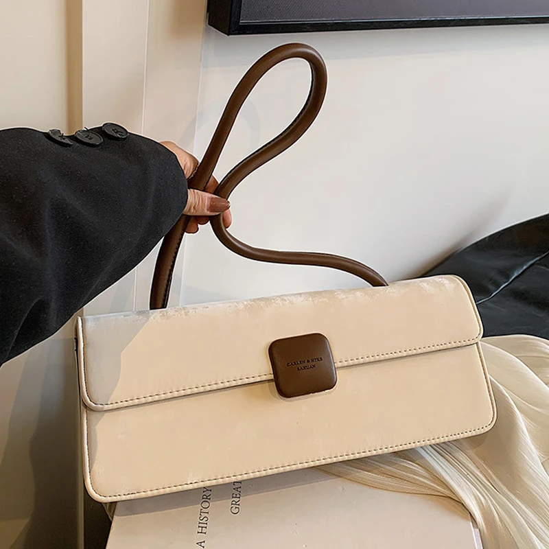 2025 Spring New Women's One Shoulder Bag Fashion Commute Party Underarm Bags Korean Temperament Elegant Handbag Trend