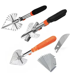 45-135° Multi Angle Miter Shear Cutter Hand Tools with Blades For home decor PVC PE Soft Wood Plastic Duct Cutting Tools