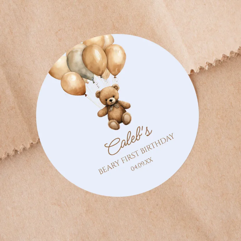 2026 nuevo oso de globo personalizado con nombre o texto personalizado, adecuado para cumpleaños, zoológicos, baby showers y fiestas.