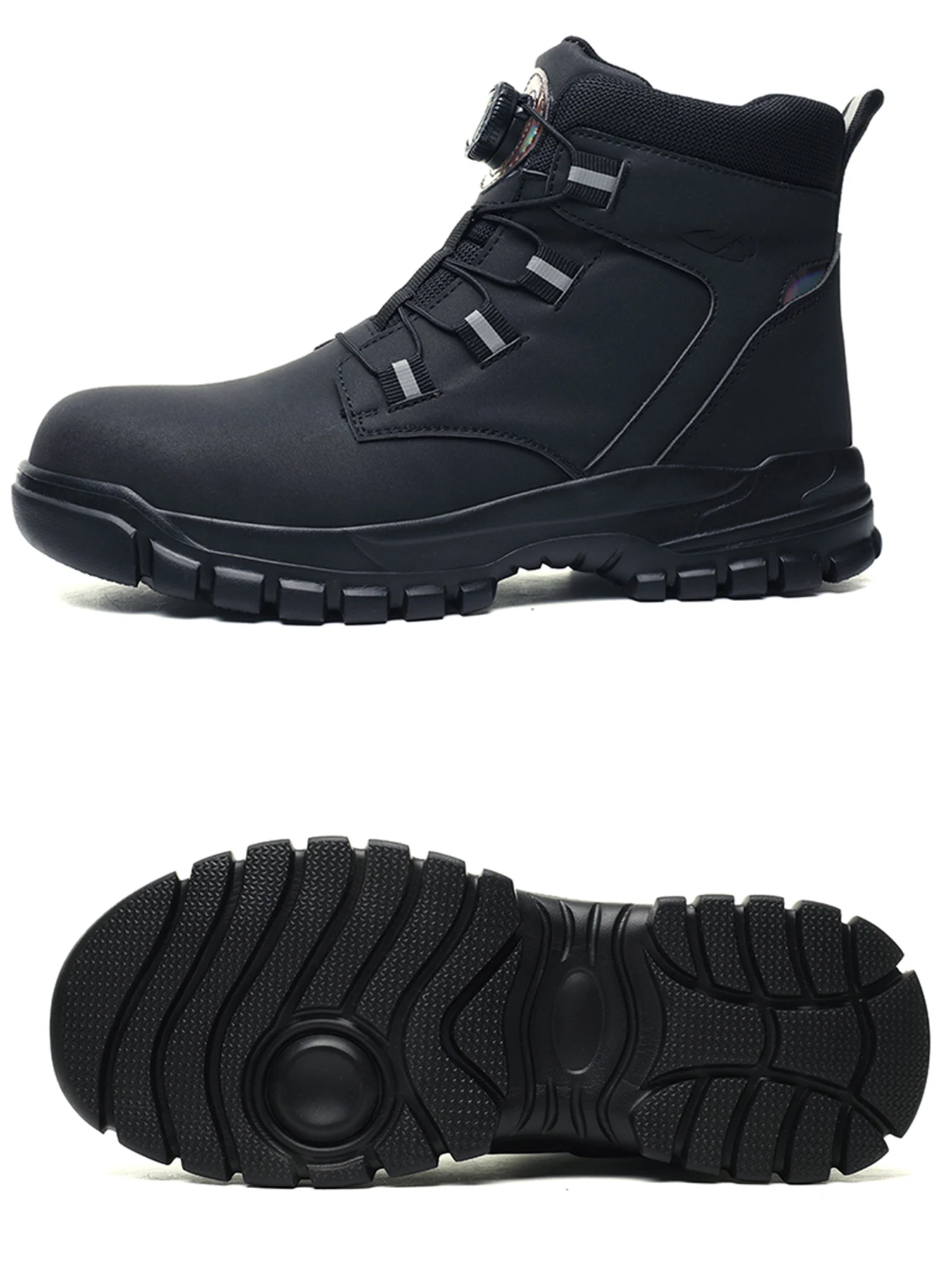 2024 Work Sneakers Men Indestructible Shoes Work Safety Shoes With Steel Toe Cap Puncture-Proof Male Security Protective Shoes image 6