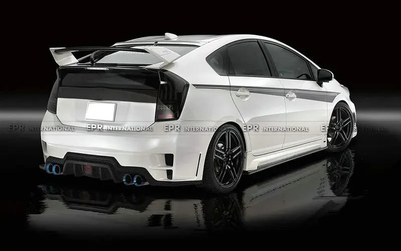 

Suitable For Toyota Prius ZWV30 Modified TMK Carbon Fiber Fixed Wind Wing, Rear Spoiler GT Rear Wing