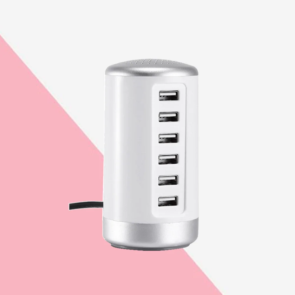 

6 Port Usb Hub With Smart Identification 6 Ports Universal Usb Power Adapter For Phones Tablets Cameras Worldwide Travel