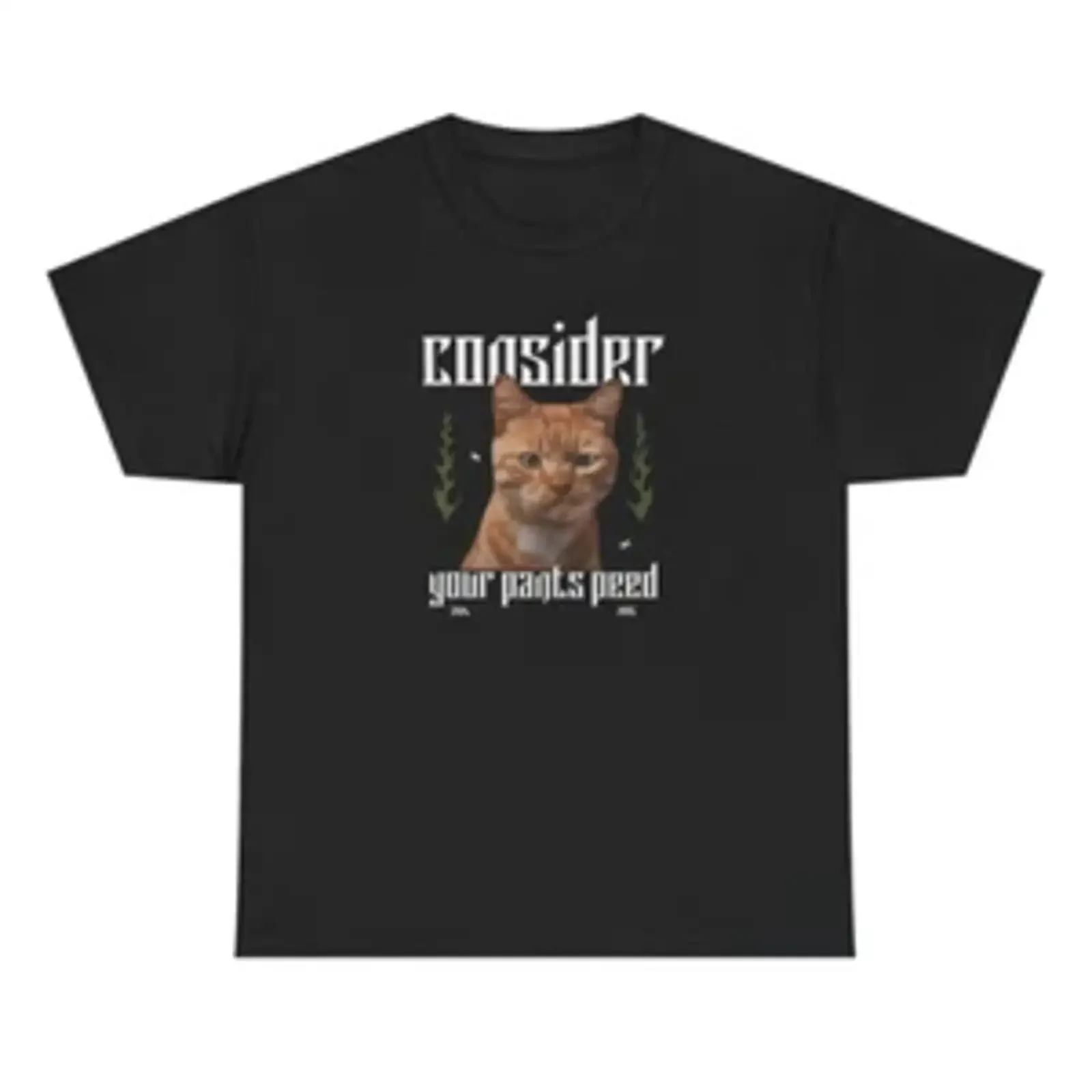 Consider Your Pants Peed T Shirt Funny Cat Meme Gen Z Humor  vintage Washed fashion Versatile Stylish Casual