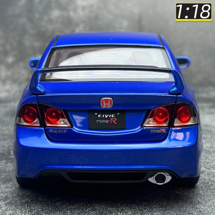 WELL 1:18 for Honda Civic FD2 type R Sports car metal model car model send friends static decoration