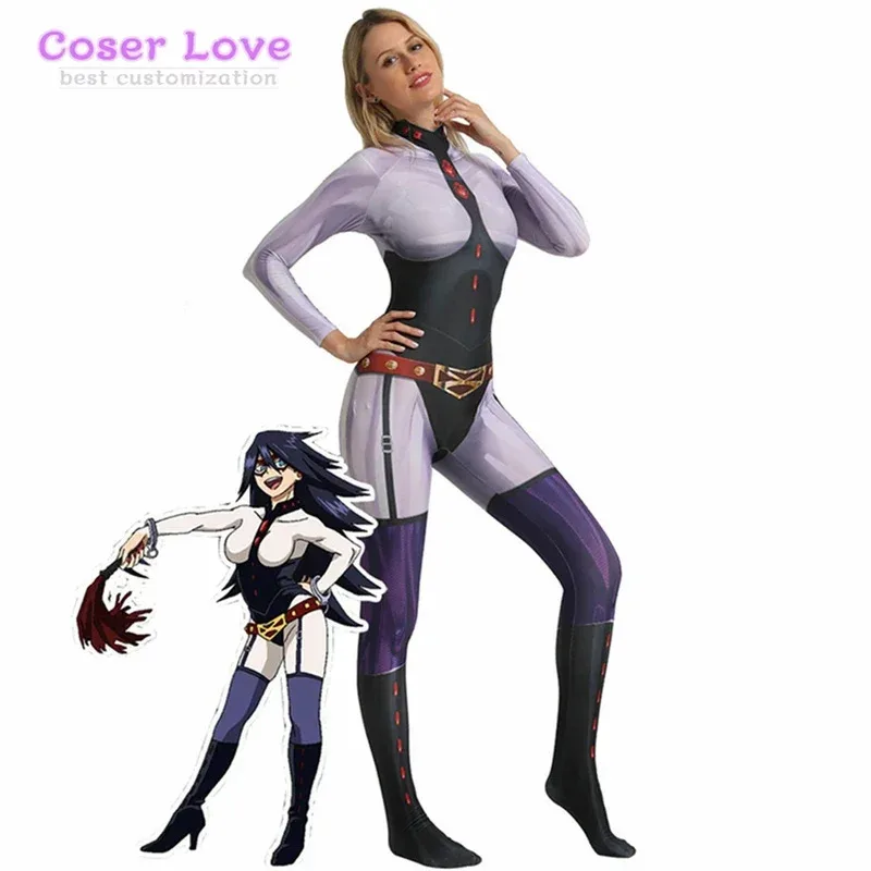 qq 123Academy Miruko Uraraka Ochako Asui Tsuyu Nejire Ashido أزياء تنكرية للهالوين سباندكس Zentai بدلة قفز #1