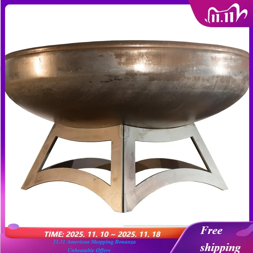 

Liberty Fire Pit – Wood Burning Outdoor Fire Pit - 24" Diameter with Hollow Base