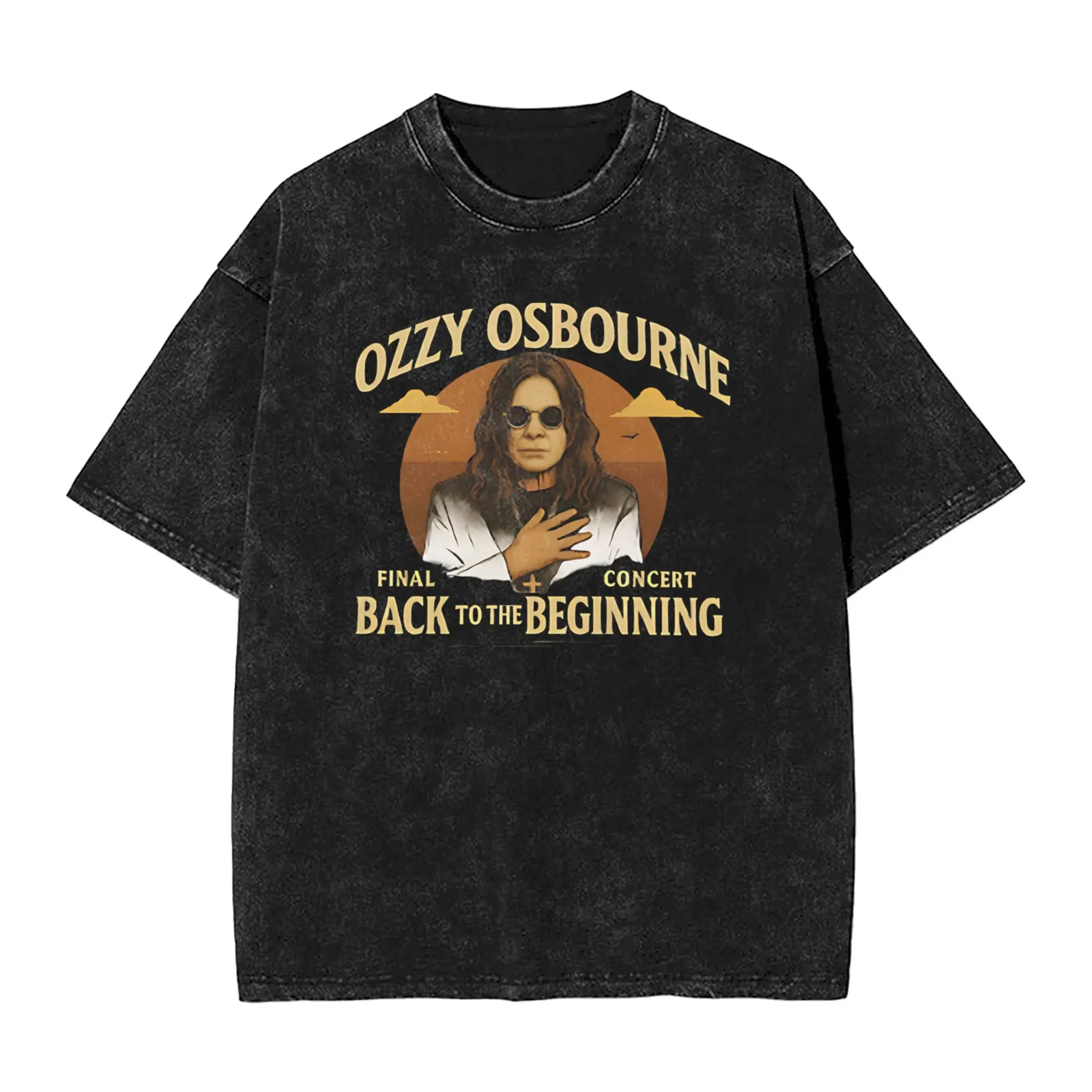 

Black Sabbath T-Shirt Summer Ozzy Osbourne Back To The Beginning Album T-Shirts Cotton Tshirt For Male Short Sleeve Clothing