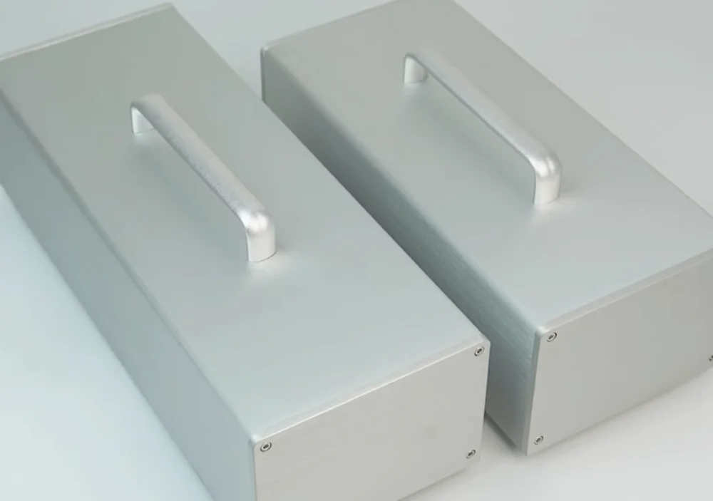 238 All aluminum amplifier chassis / Preamplifier case / AMP Enclosure DIY box (130*90*340mm)