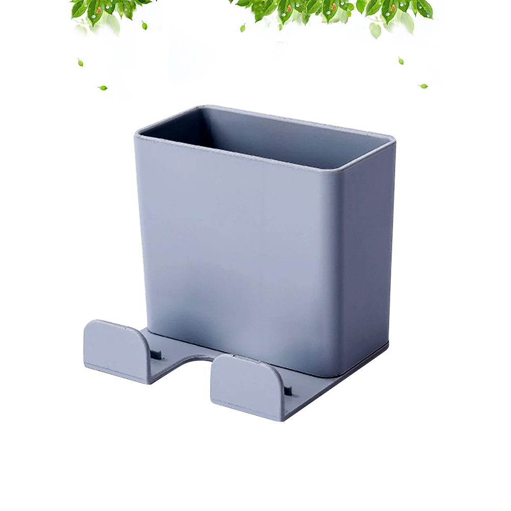 

3 Pcs Remote Control Storage Box Wall Mounted Holder ganizer Phone Charging Rack ABS Material Space Saving Bedroom Living Room