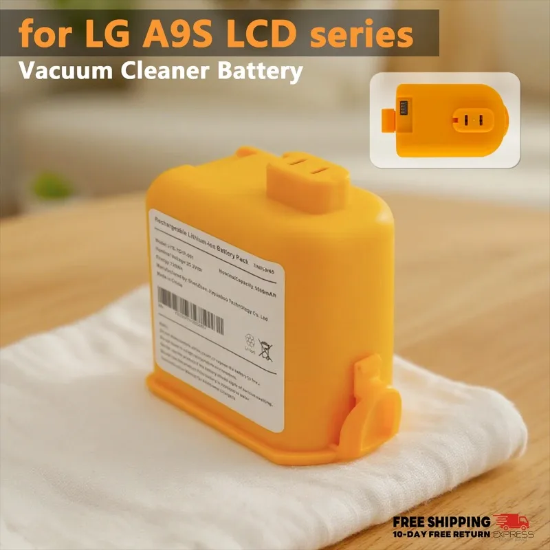 

Сменный аккумулятор для беспроводного пылесоса LG A9S с ЖК-дисплеем, 4000 мАч, литий-ионный аккумулятор, совместимый O9884GE O9884TE O9884WE EAC63382216