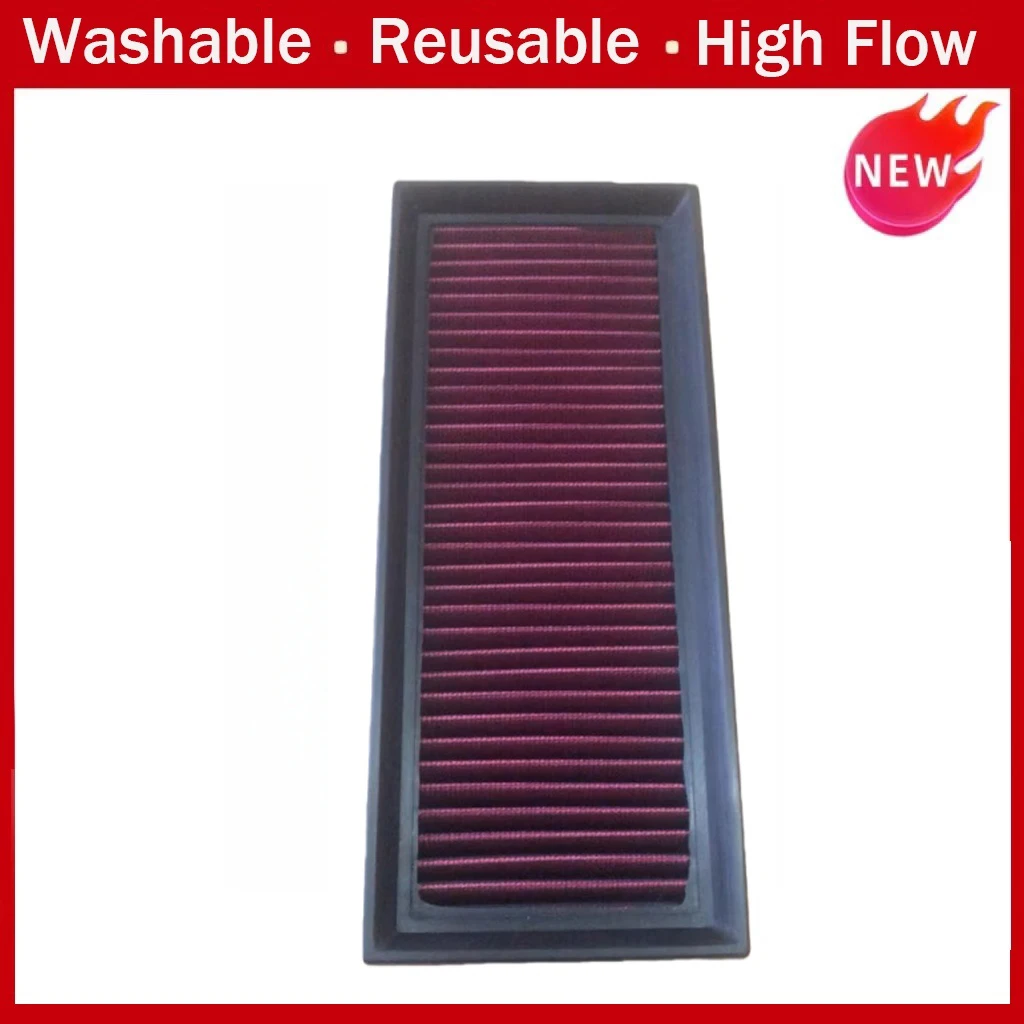 Filtro de aire de alto flujo para coche, para Smart Fortwo Coupe Cabrio 451 0.8CDi 1.0L 1.0T Turbo Brabus 2007- A0010940301, lavable y reutilizable