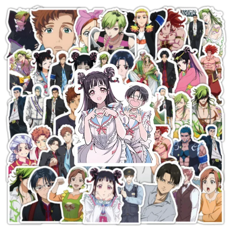 

10/25/50Pcs BUCCHIGIRI Anime Stickers Cartoon Graffiti Waterproof Sticker