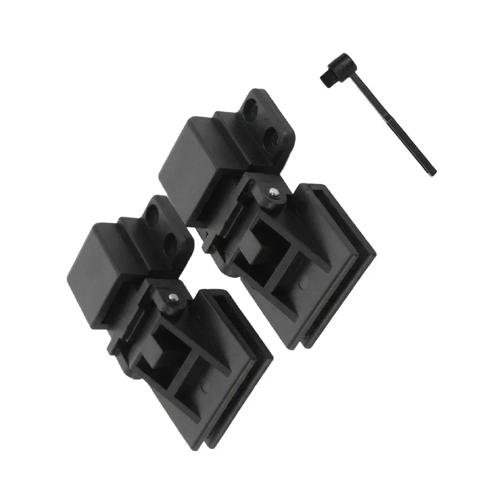 Dust Cover Hinge Replacement for Turntables 2 Piece Set with Cleaning Brush Ensures Secure Fit and Smooth Lid Movement