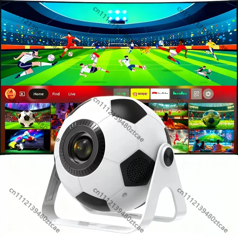 HD Smart Android‑System LED Projector Home Cinema Multi‑Function Projection Device For Home Indoor Outdoor Movie Viewing