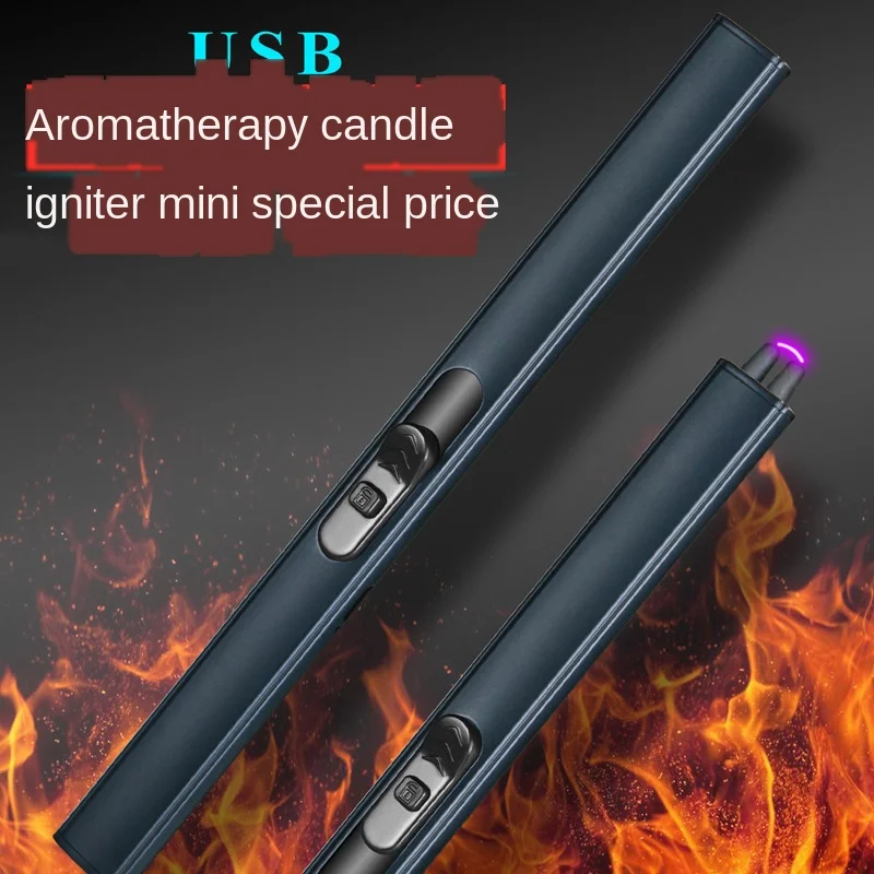 Creative USb Charging Arc Lighter Plasma Cigarette Electric Pulse Lighters Fireworks for BBQ Kitchen Candle Lighter Pipe Smoking