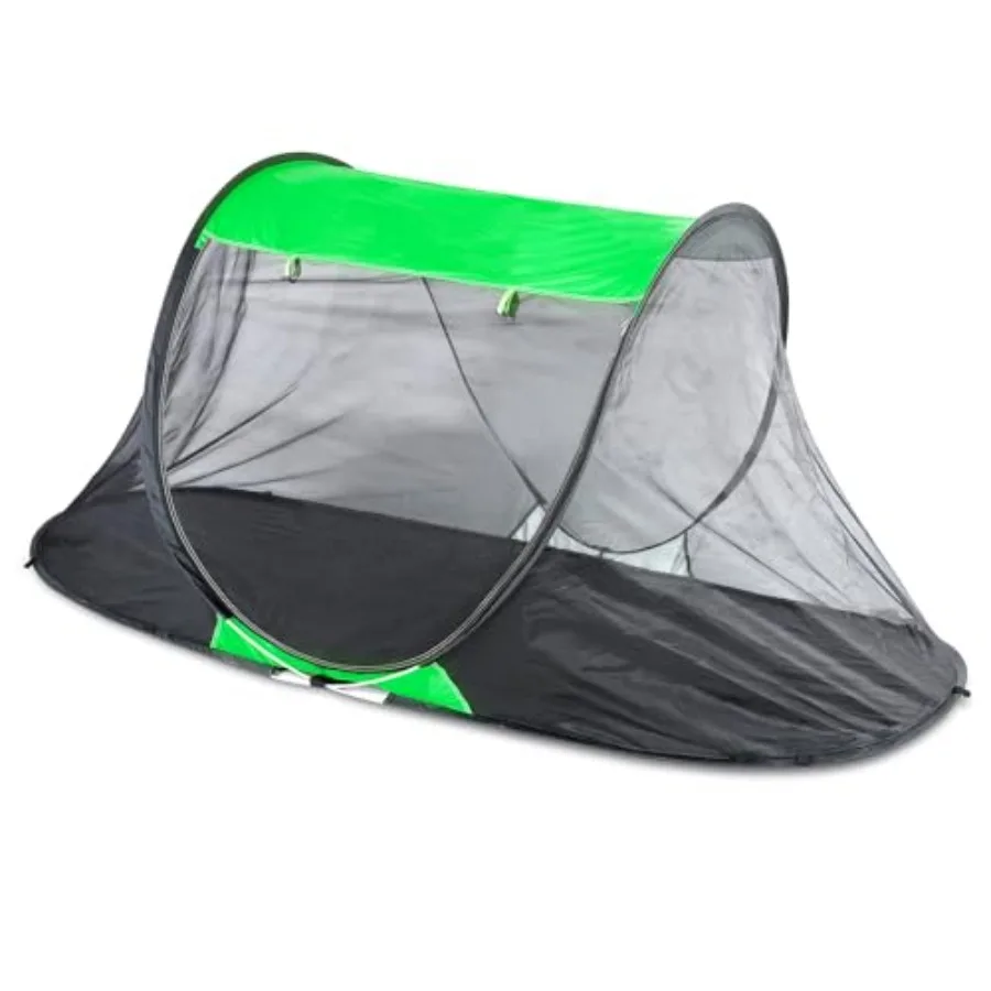 

1 Person Pop-up Mosquito Tent for Camping - Breathable Fine Mesh Bug Screen with Carry Bag 6ft Instant Portable Tent in Summer