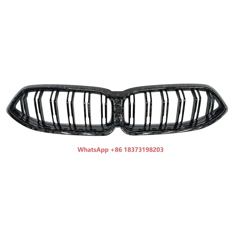 

Forged Carbon Fiber Double Slats Front Bumper Grille for 8 Series G14 G15 G16 LCI Carbon Grill 2023-IN
