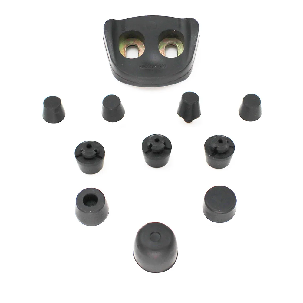 

KUMMYY 11Pcs/Set Car Door Buffer Pad Bump Stop Shock Rubber MB893757 fit for Mitsubishi Pajero Montero