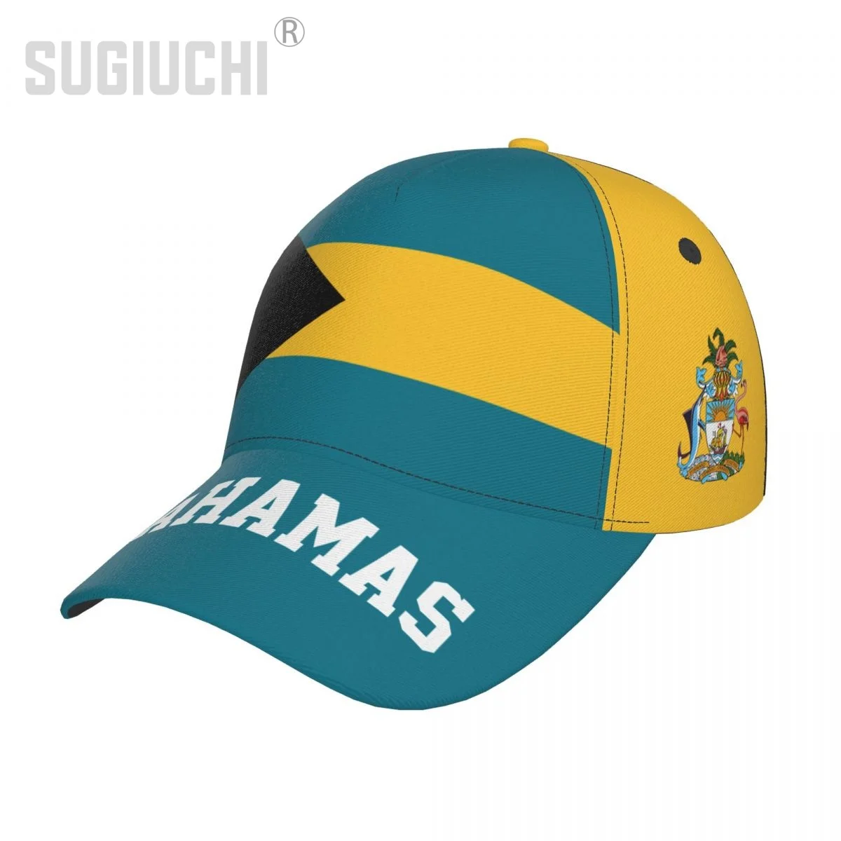 

Unisex Bahamas Flag Bahamian Adult Baseball Cap Patriotic Hat for Baseball Soccer Fans Men Women