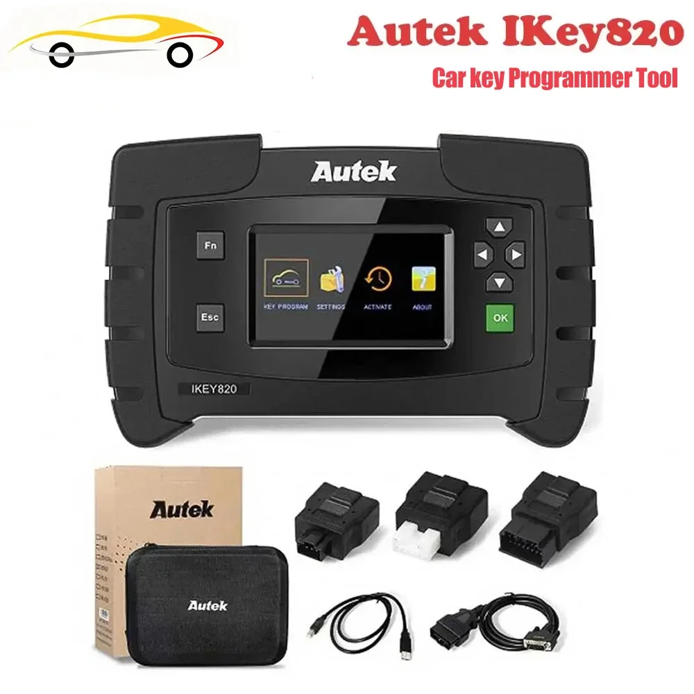 Оригинальный программатор ключей Autek IKey820 OBD2, профессиональный автомобильный программатор ключей Ikey820, автоматический сканер для чтения, диагностический инструмент