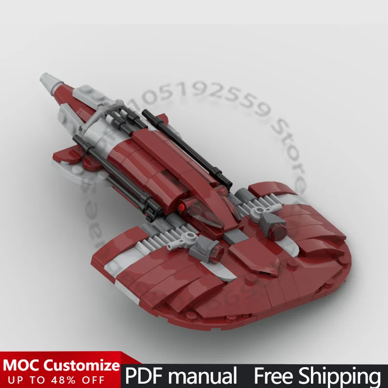 

Набор из 164 деталей: Модернизированный минифигурный дроид-подводный истребитель Manta V2 (MOC), модульный конструктор для самостоятельной сборки, праздничный подарок