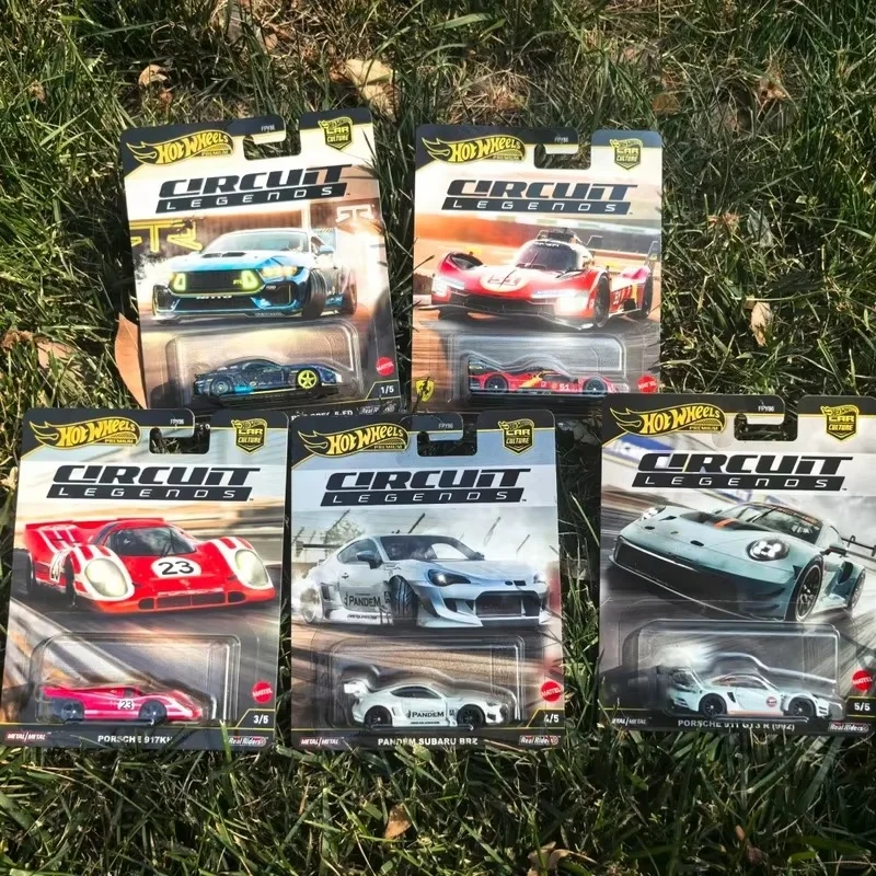 

Hot Wheels Premium Car Culture Circuit Legends Toys Boys 1/64 Diecast Ferrari Ford Mustang Porsche Pandem Subaru Gifts Fpy86