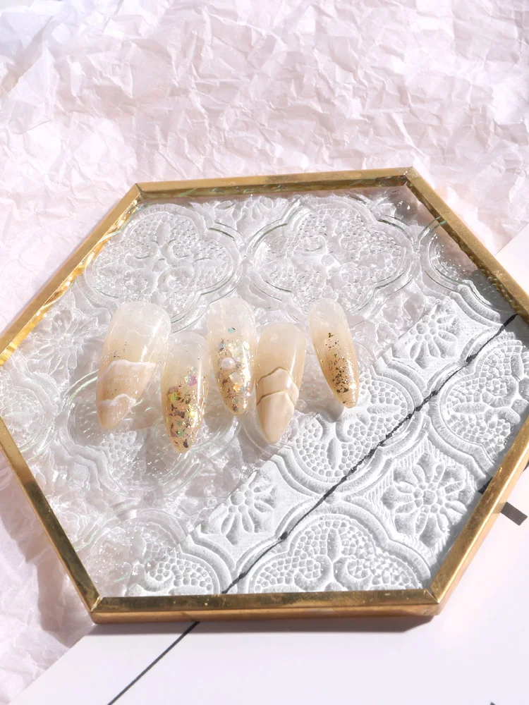 Acrylic Nail Art Polish Display Palette Photo Props Manicure Display Board Palette Photo Props Multifunction Nail Art Tool