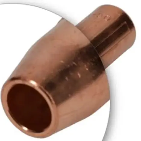 Metal Fabrication 23-50 Welding Compatible With Gas Diffusers Copper Nozzle 1 2 Inch Orifice Compatible With 52FN