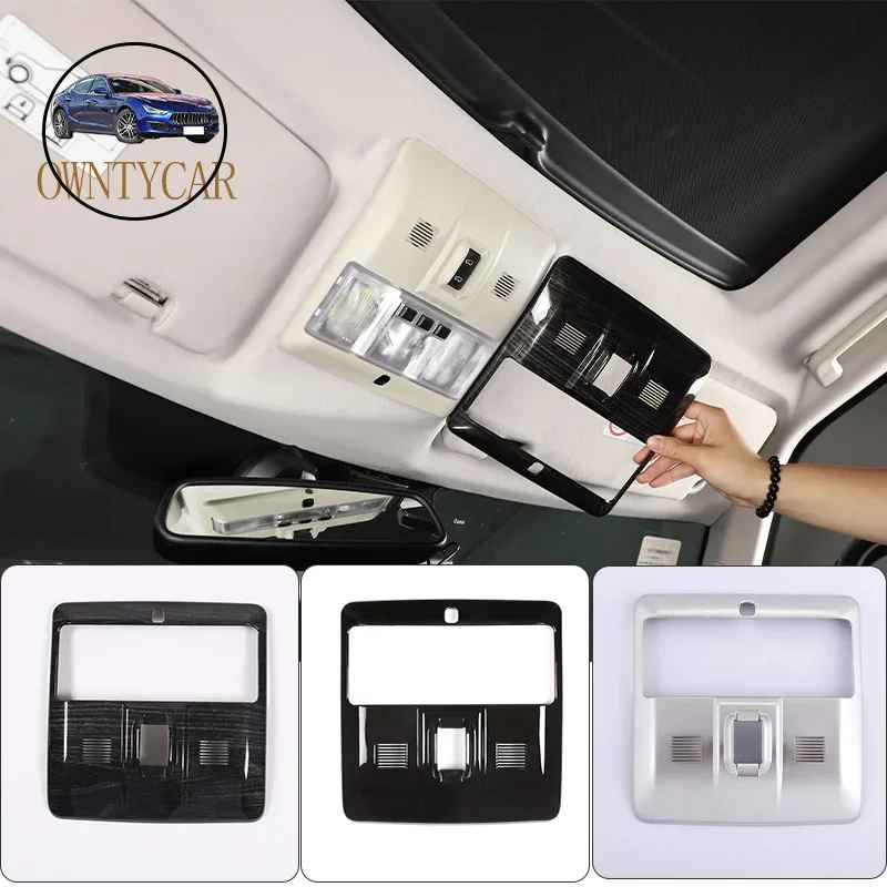 

For Land Rover Discovery 4 LR4 2010-2016 ABS Front Ceiling Roof Reading Light Lamp Trim Cover Frame Car Accessories