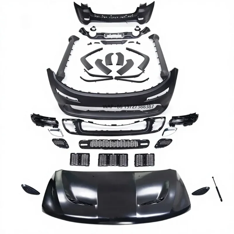 Grand  to SRT8 Body Kits for  Front Bumper Engine Cover Hood Fenders Grille for Grand Cherokee AUTO PARTS