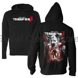 Terrifier 3 Merch Hoodie 2024 Horror Movie Halloween Cosplay Long Sleeve Streetwear Women Men Sweatshirts 3D Clothes