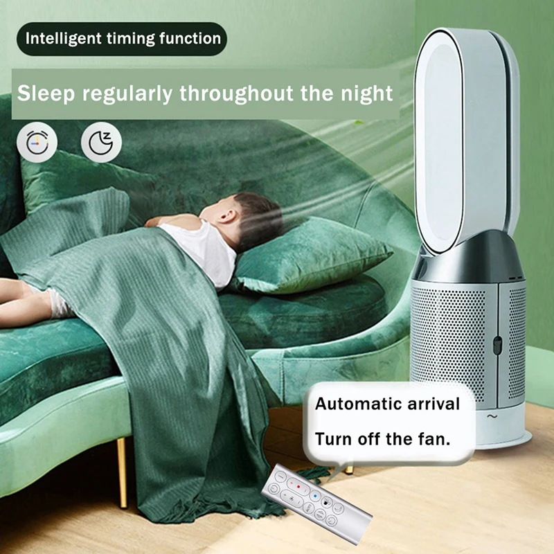 3X Replacement Remote Control Suitable For Dyson HP04 HP05 HP07 Air Purifier Leafless Fan Remote Control Silver