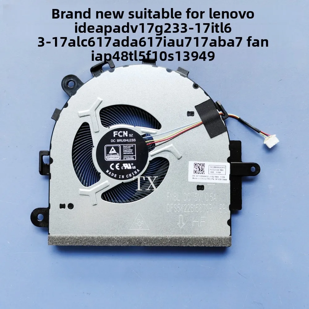 

Для Lenovo IdeaPad V17G23 3-17ITL6 17ALC6 17ADA6 17IAU7 Вентилятор