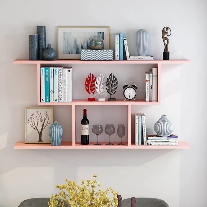 

Modern mat Wall Mounted elf Creative Student Bookelf Tabletop Display Ra Living Room Wall Simple Stainl Steel