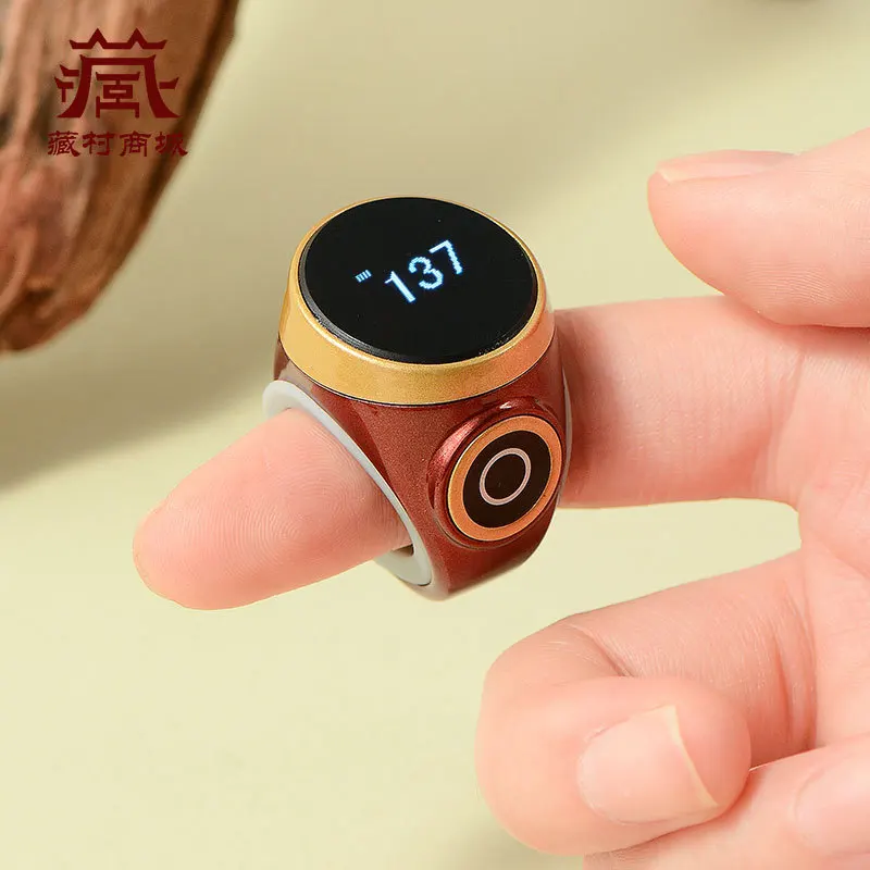 Smart Counter Waterproof Touch Screen Design Ring Type Counter Electronic Digital Display Hand Press Counter