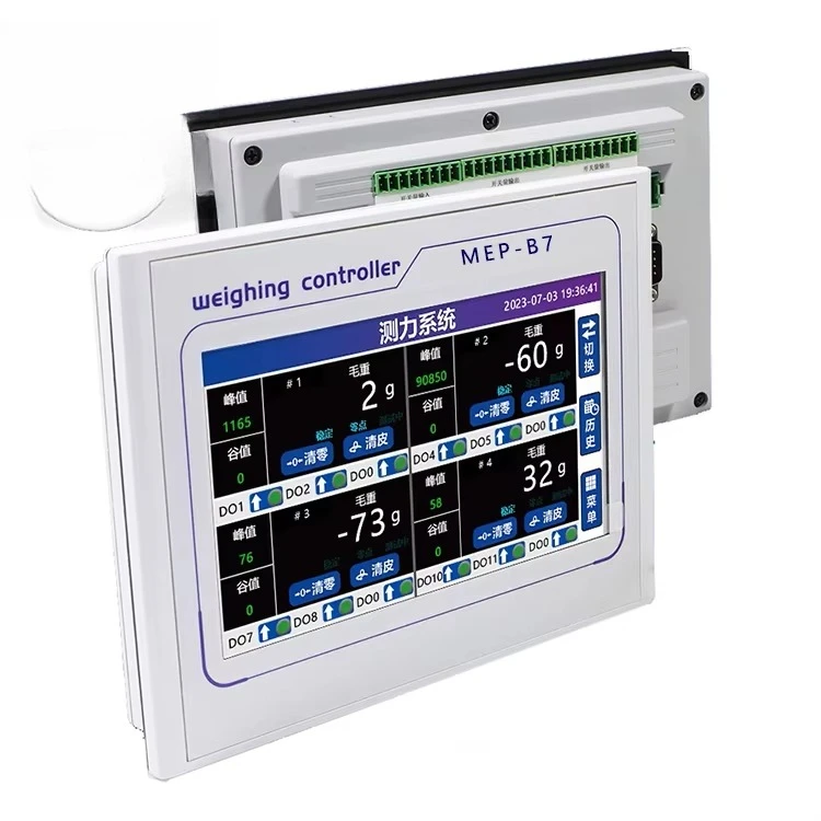 

MEP-B7 Multi-Channel Human Machine Interface Touch Panel Weighing Controller and Force Indicator Instrument