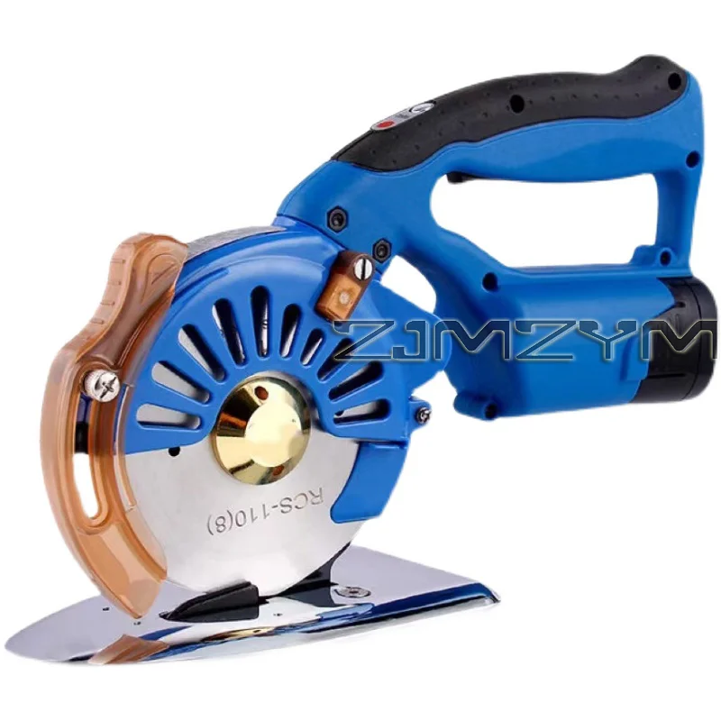 

Перезаряжаемые электрические круглые ножницы для резки одежды, ткани, кожи, толстого материала, машинка для резки с питанием от литиевой батареи