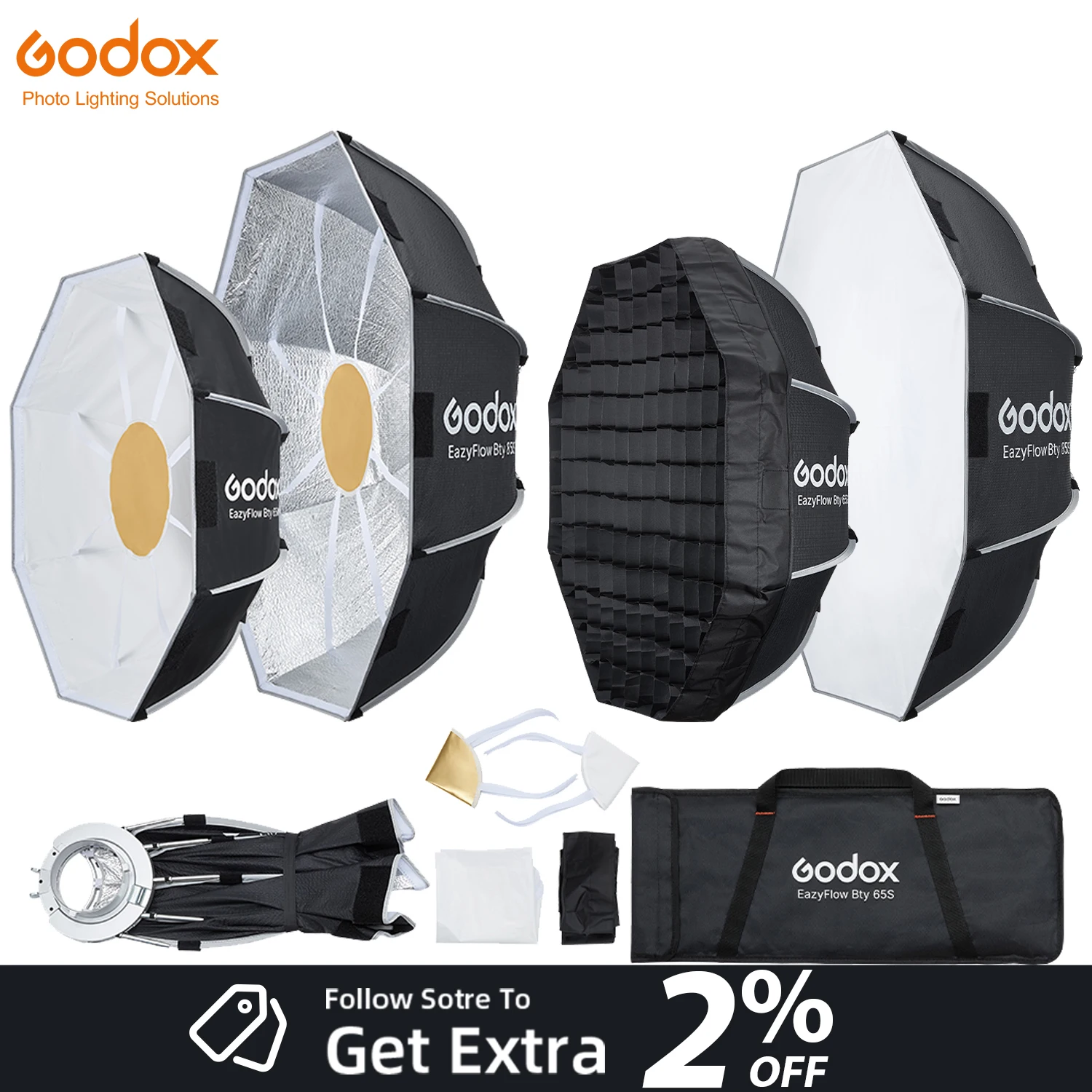 Photography Lighting For Products - New Godox EazyFlow Beauty Dish 65/85cm