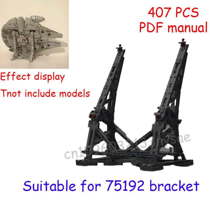 MOC Display Stand geschikt voor 75105 75155 75156 75192 75212 75243 75244 75249 75256 75257 75273 75292 75300 75301 Model Speelgoed Tonen