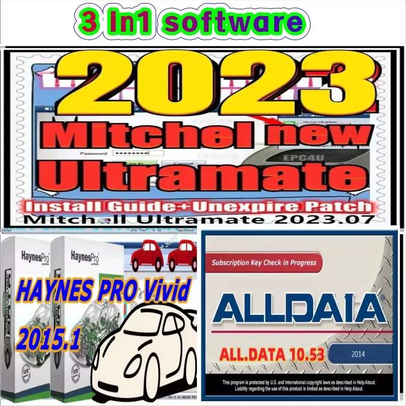2025 Mitche/ll Ultramate 2023.07 نظام تقدير متقدم كامل + ورشة عمل HAYNES PRO Vivid 2015 للسيارات + Alldata 10.53 #2